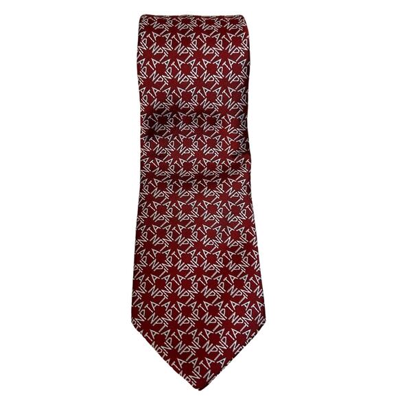 Vintage - Chipp Silk Tie - Chipp New York New Haven - Red NPTA - Rare - Picture 1 of 9